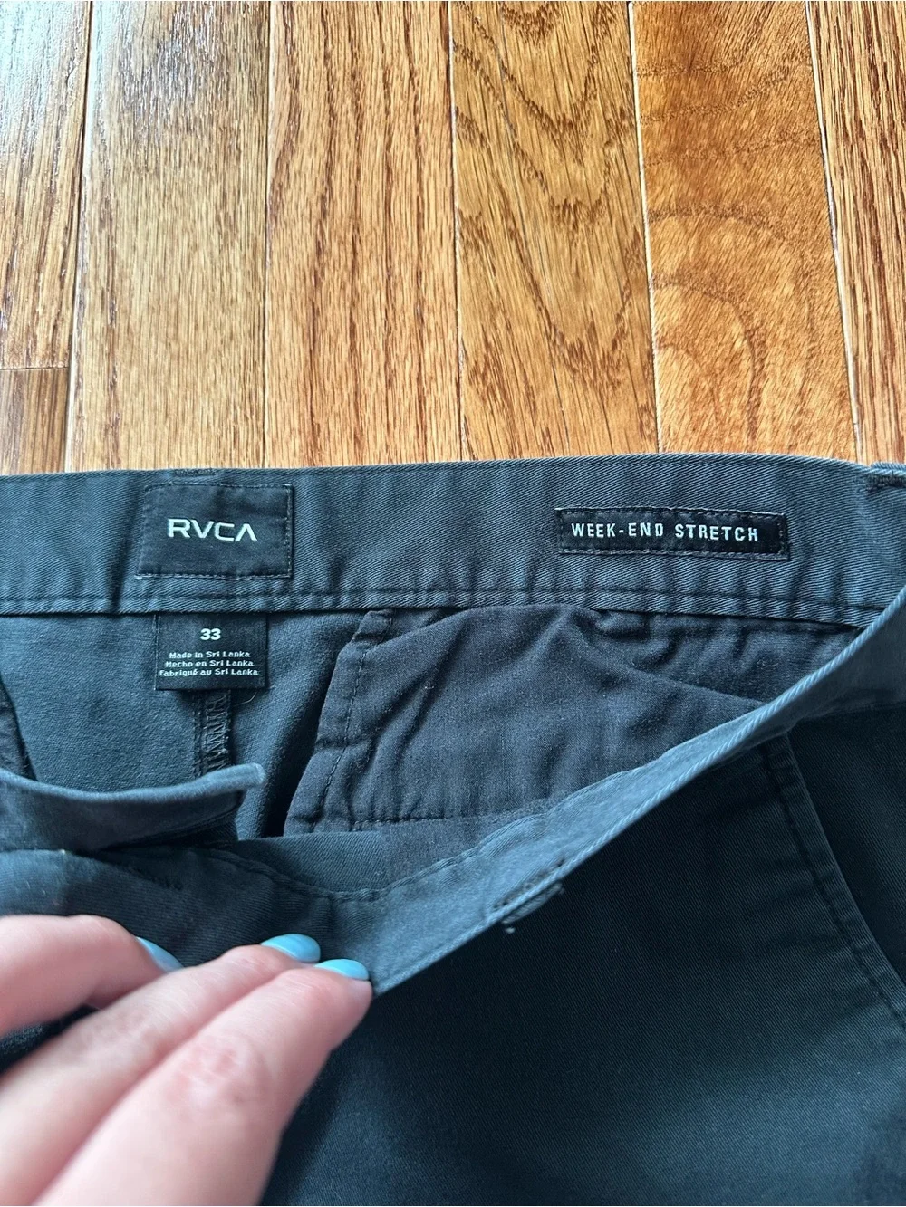 RVCA Black Week-End Stretch Pants - Picture 2 of 4
